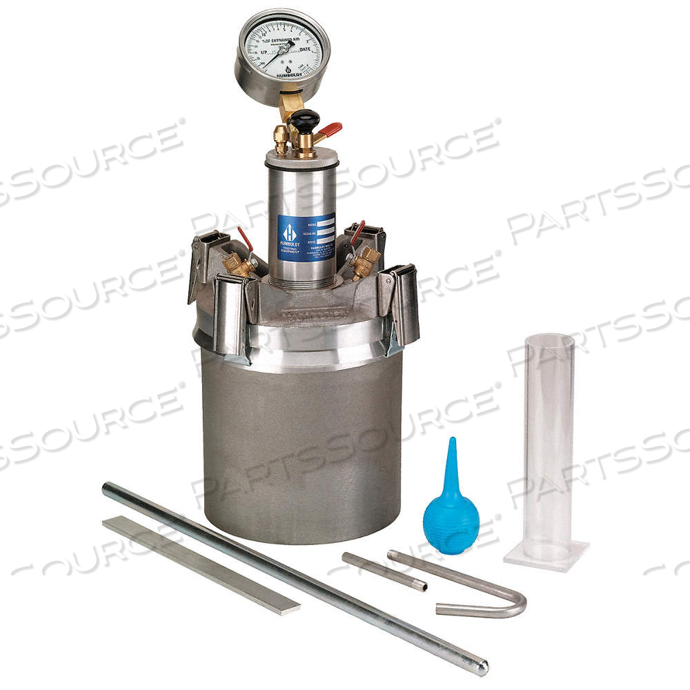 CONCRETE AIR METER, H-2783A, PRESSURE METER, AASHTO T152/ASTM C231 by Approved Vendor