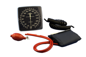 WALL-MOUNT ANEROID SPHYGMOMANOMETER WITH ADULT CUFF by Medline Industries, Inc.