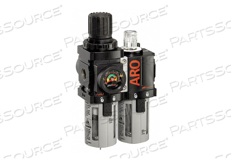 FRL 2 PCS 3/8 NPT 5 MICRON 71 CFM by Ingersoll-Rand FRL 2 PCS 3/8 NPT 5 MICRON 71 CFM by Ingersoll-Rand