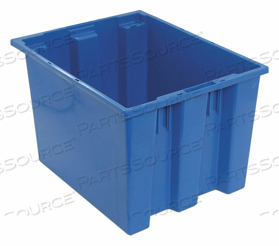 E1881 NEST AND STACK CONTAINER 19-1/2 IN BLUE by Quantum Storage Systems E1881 NEST AND STACK CONTAINER 19-1/2 IN BLUE by Quantum Storage Systems