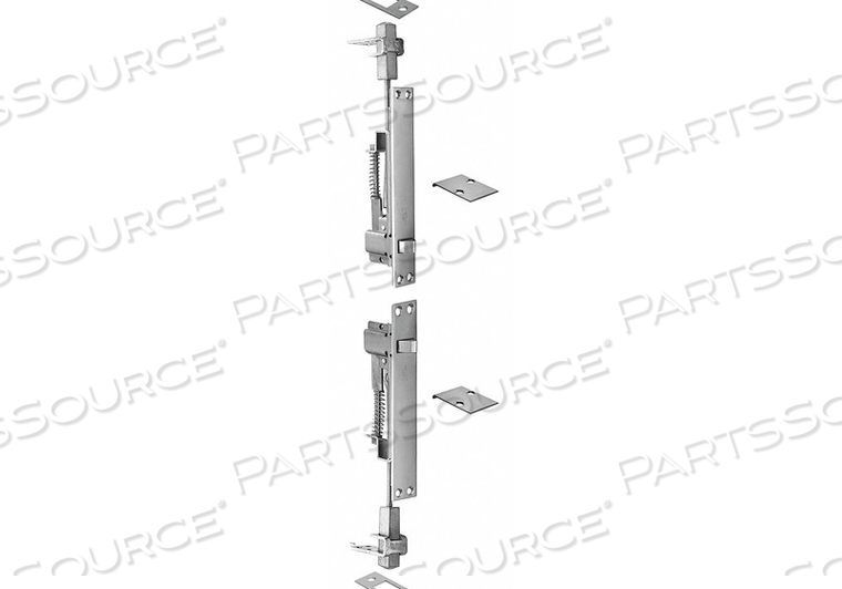 AUTOMATIC FLUSH BOLT SATIN CHROME by Rockwood