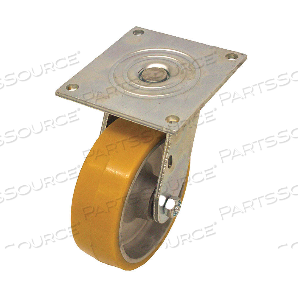 STANDARD PLATE CASTER, 5 IN WHEEL DIA., 1100 LB, 6 1/2 IN MOUNTING HT, RIGID CASTER by Approved Vendor