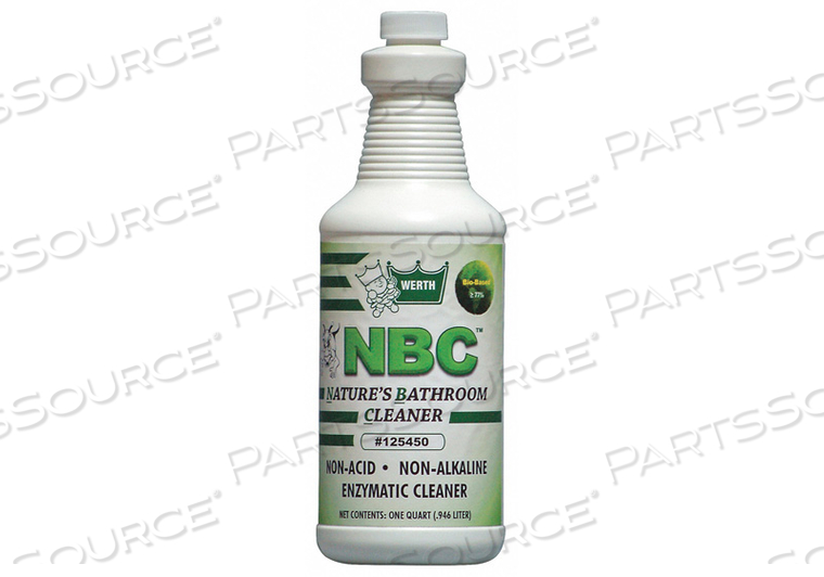 BATHROOM CLEANER 1 QT. BOTTLE PK12 by Werth Sanitary Supply