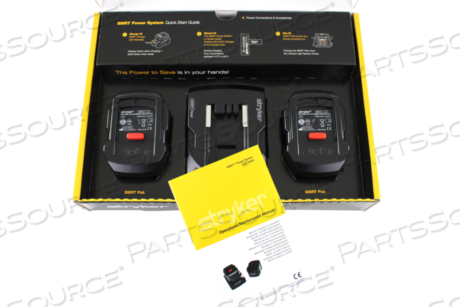 POWER KIT, DOMESTIC SMRT, 120V AC VOLTAGE, FOR USE WITH: FOR MODEL 6500 SMRT™ POWER SYSTEM by Stryker Medical
