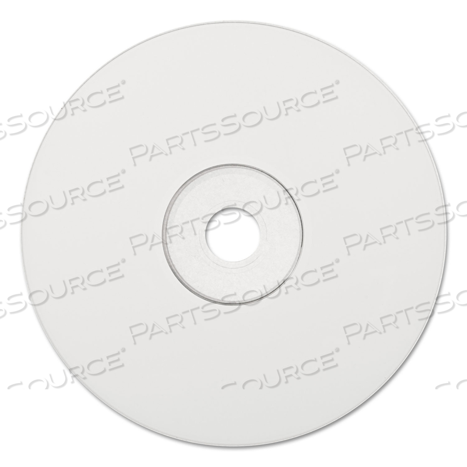 CD-R DATALIFE PLUS PRINTABLE RECORDABLE DISC, PRINTABLE, 700 MB/80 MIN, 52X, SPINDLE, WHITE, 50/PACK 