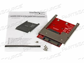 CONVERT AN MSATA SSD INTO A 7MM HIGH 2.5IN SATA 6GBPS OPEN BRACKET SSD - MSATA T by StarTech.com Ltd. CONVERT AN MSATA SSD INTO A 7MM HIGH 2.5IN SATA 6GBPS OPEN BRACKET SSD - MSATA T by StarTech.com Ltd.