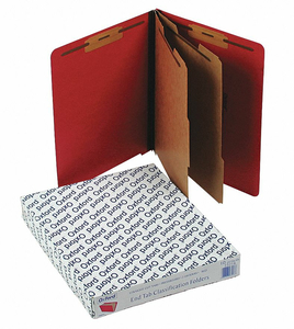 LETTER FILE FOLDERS RED PK10 by Tops