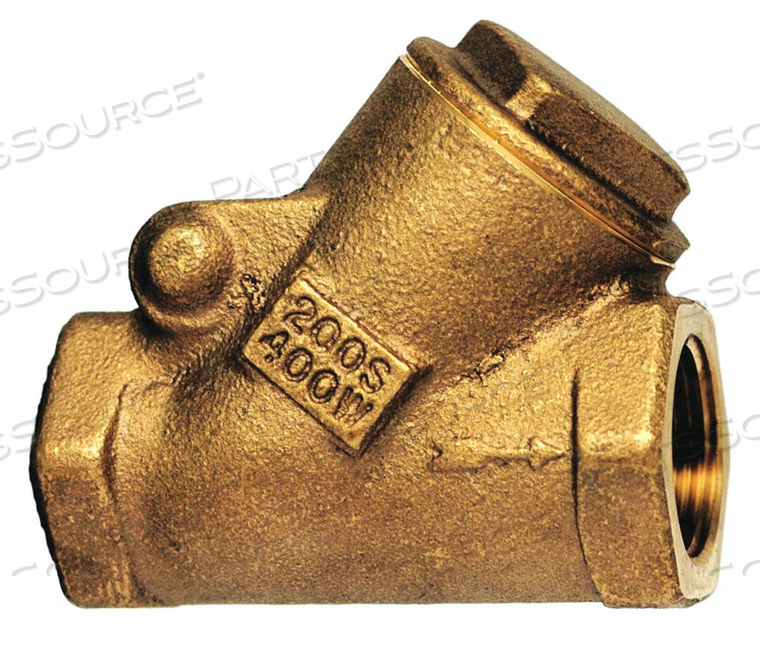 Y SWING CHECK VALVE BRONZE 1-1/2 FNPT by Milwaukee Valve