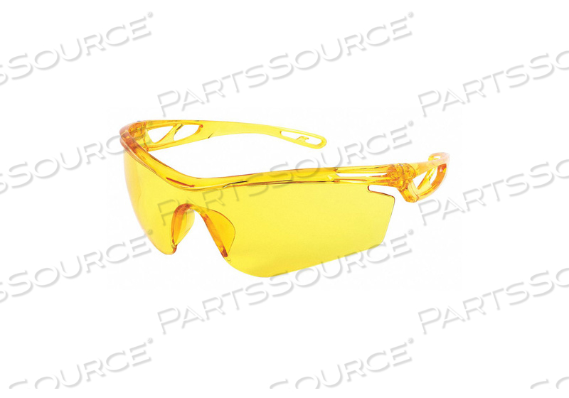 CL414 MCR SAFETY CHECKLITE CL4 SERIES SAFETY GLASSES, AMBER LENS by MCR Safety