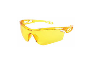 CL414 MCR SAFETY CHECKLITE CL4 SERIES SAFETY GLASSES, AMBER LENS by MCR Safety