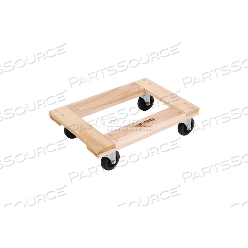 HARDWOOD DOLLY WITH OPEN DECK 24 X 16 1000 LB. CAPACITY by Approved Vendor