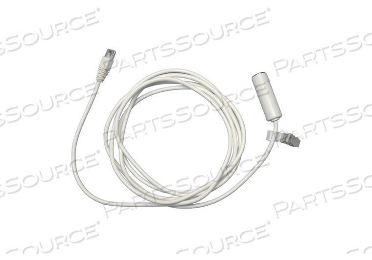 SINGLE MOMENTARY NURSE CALL CORD, 10 FT, 8-PIN MODULAR by CallCare