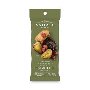 GLAZED MIXES, POMEGRANATE PISTACHIO ALMOND, 1.5 OZ POUCH, 18/CARTON by Sahale Snacks