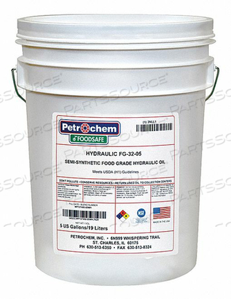 FOOD GRADE SEMISYN HYDRAULIC OIL ISO 32 by Petrochem FOOD GRADE SEMISYN HYDRAULIC OIL ISO 32 by Petrochem