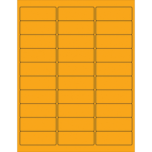 LASER LABEL RECTANGLE 2 5/8X1 PK3000 by Tape Logic