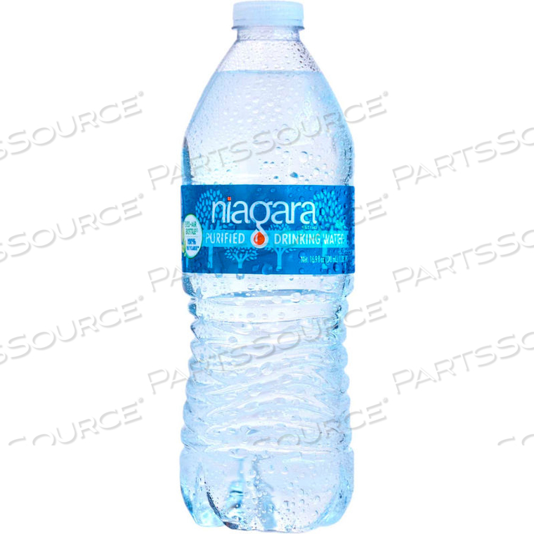BOTTLED WATER 24 PACK CASE 16.9 FL OZ BOTTLES (PALLET) by Niagara Bottling, LLC