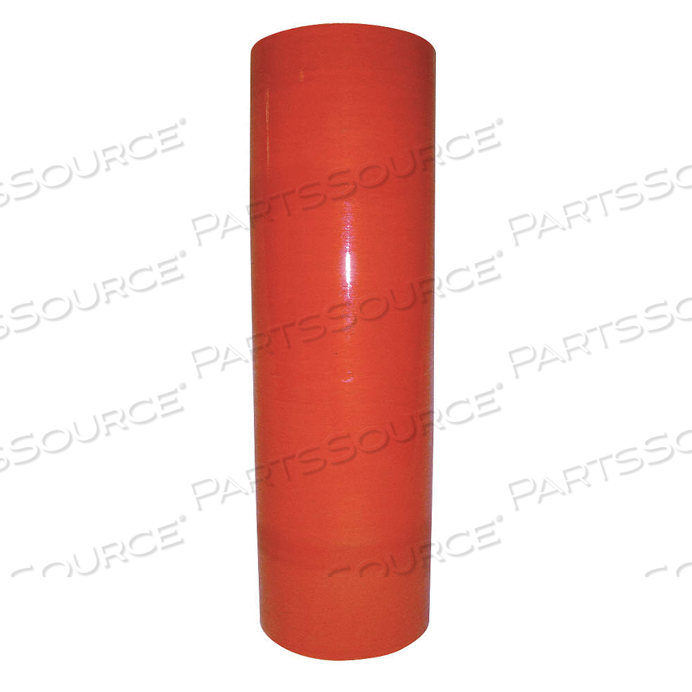 STRETCH WRAP, 80 GA GAUGE, 18 IN OVERALL WD, 1,500 FT OVERALL LG, ORANGE by Approved Vendor