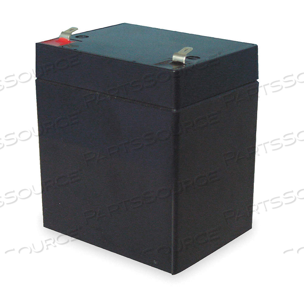 SEALED LEAD ACID BATTERY, 12V DC, 5 AH CAPACITY, 3.98 IN HT, 3.5 IN WD, 2.72 IN DP by Approved Vendor