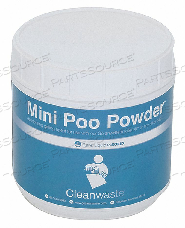 MINI POO POWDER WASTE TREATMENT 55SCOOPS by Cleanwaste MINI POO POWDER WASTE TREATMENT 55SCOOPS by Cleanwaste
