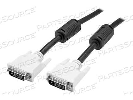 DUAL LINK MALE TO MALE CABLE 25 FT, BLACK by StarTech.com Ltd.