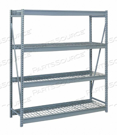 BULK RACK STARTER 96 H 96 W 24 D GRAY by Lyon BULK RACK STARTER 96 H 96 W 24 D GRAY by Lyon