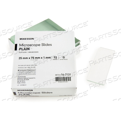 MICROSCOPE SLIDE (72 PER BOX) by McKesson