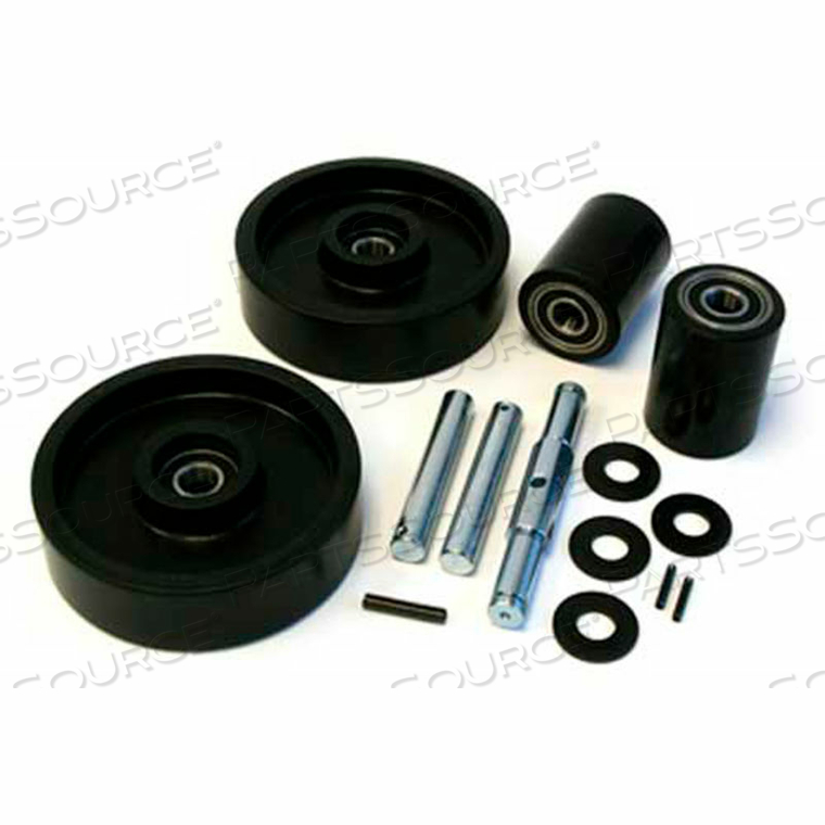 COMPLETE WHEEL KIT FOR MANUAL PALLET JACK - FITS DAYTON MODEL # 4YX96 by GPS - Generic Parts Service COMPLETE WHEEL KIT FOR MANUAL PALLET JACK - FITS DAYTON MODEL # 4YX96 by GPS - Generic Parts Service