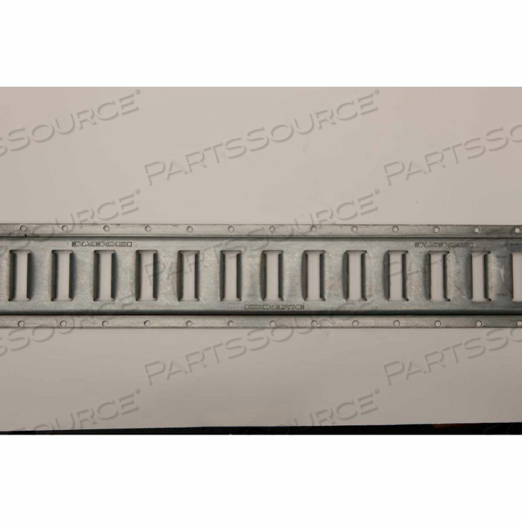 SERIES E STEEL HORIZONTAL FLANGED TRACK - 10' GALVANIZED by Kinedyne Corporation SERIES E STEEL HORIZONTAL FLANGED TRACK - 10' GALVANIZED by Kinedyne Corporation