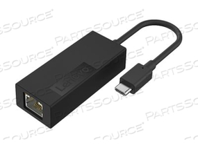 NETWORK ADAPTER, USB-C, 10M/100M/1G/2.5 GIGABIT ETHERNET X 1, BLACK, FRU by Lenovo