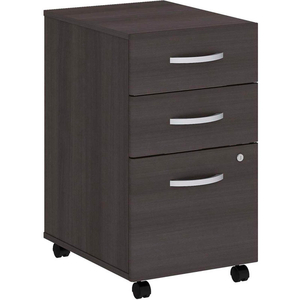 3-DRAWER MOBILE FILE CABINET - STORM GRAY - STUDIO C SERIES by Bush Industries