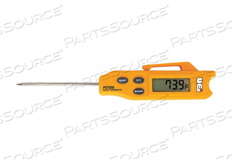 DIGITAL POCKET THERMOMETER LCD 3-1/4 L by Uei Test Instruments DIGITAL POCKET THERMOMETER LCD 3-1/4 L by Uei Test Instruments