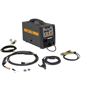 INVERTER POWERED DUAL VOLTAGE MULTI-PROCESS WELDER by Metal Man Work Gear