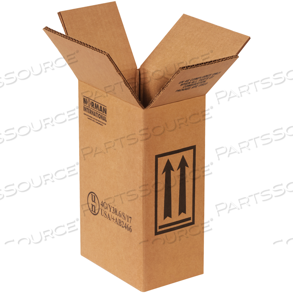 F-STYLE BOXES, 1 - 1 GALLON, 6 3/4" X 4 5/16" X 10 3/8", KRAFT, 20/BUNDLE by BOX Partners (Box Acquisitions, LLC)