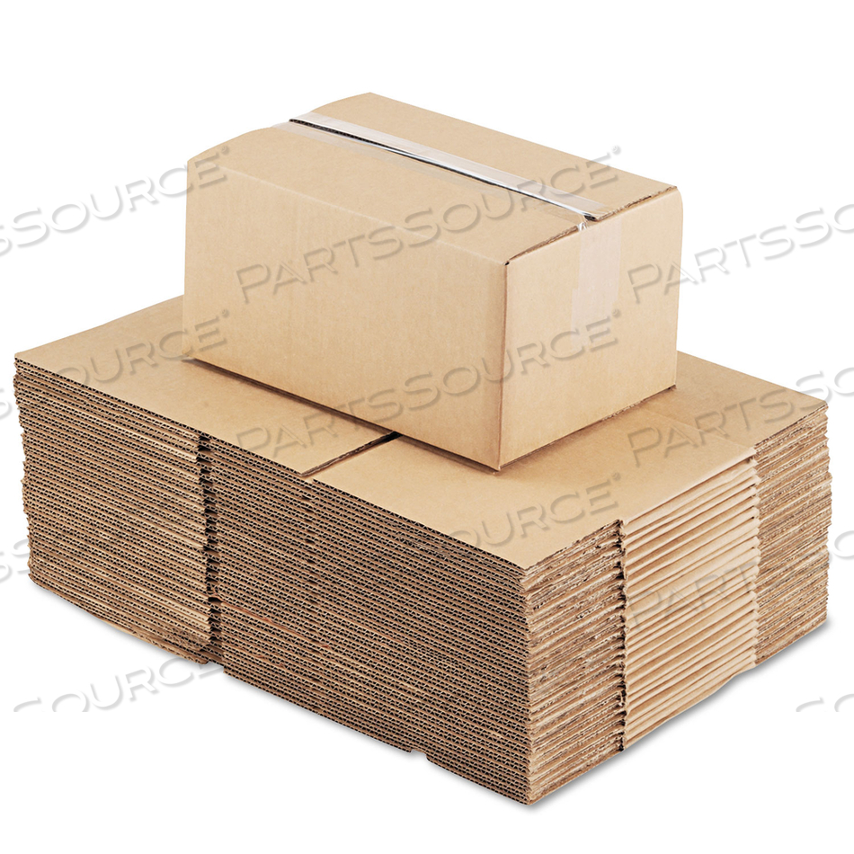 FIXED-DEPTH CORRUGATED SHIPPING BOXES, REGULAR SLOTTED CONTAINER (RSC), 8" X 12" X 6", BROWN KRAFT by Universal FIXED-DEPTH CORRUGATED SHIPPING BOXES, REGULAR SLOTTED CONTAINER (RSC), 8" X 12" X 6", BROWN KRAFT by Universal