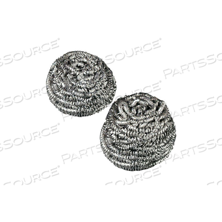 LARGE SCRUBBER, STAINLESS STEEL, 12 SCRUBBERS by United Stationers Supply