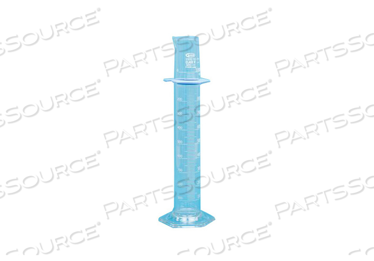 1000ML CLASS B DOUBLE SCALE GRADUATED CYLINDER - CLEAR 