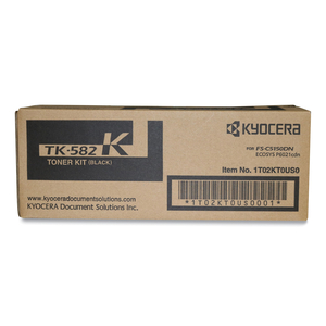 TK582K HIGH-YIELD TONER, 3,500 PAGE-YIELD, BLACK by Kyocera
