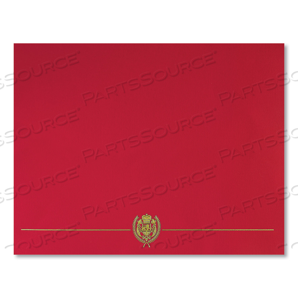 CLASSIC CREST CERTIFICATE COVERS, 9.38 X 12, RED by Great Papers