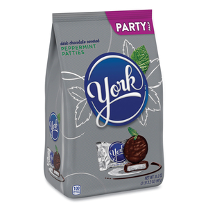 PARTY PACK PEPPERMINT PATTIES, MINIATURES, 35.2 OZ BAG by York