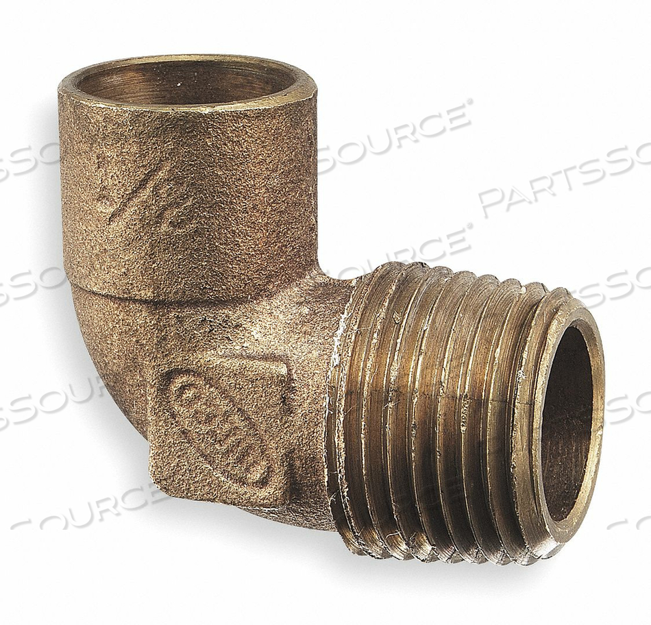 ELBOW 90 DEG. LL CAST BRONZE 1 CXMNPT by Nibco