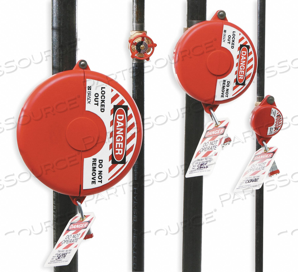 GATE VALVE LOCKOUT FITS SZ 10 TO 13 by Brady Americas GATE VALVE LOCKOUT FITS SZ 10 TO 13 by Brady Americas