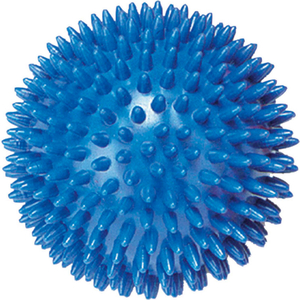 CANDO MASSAGE BALL, 10 CM (4"), BLUE, 1 DOZEN by Fabrication Enterprises