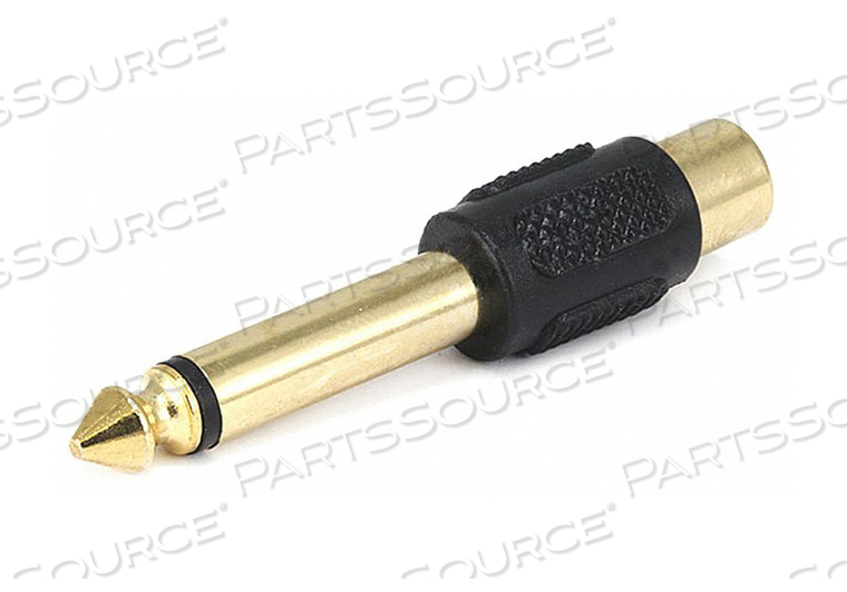 1/4INCH M PLUG TO RCA JACK ADAPTER by Monoprice, Inc.