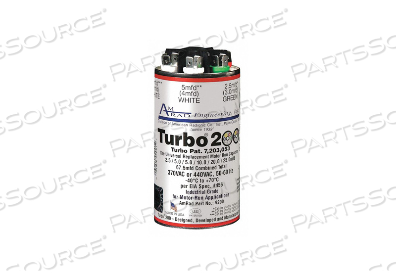 CAPACITOR, AMRAD MULTI-CAP UP TO 67.5MFD by Trane