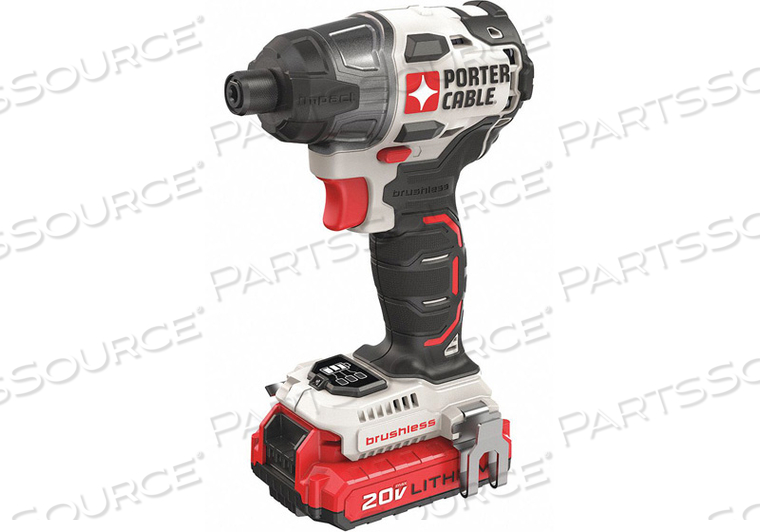 CORDLESS IMPACT DRIVER 20.0V 3.2 LB. by Porter Cable