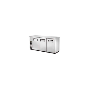 TBB-24-72-S BACK BAR COOLER 3 SECTION - 73-1/8"W X 24-1/2"D X 35-5/8"H by True Food Service Equipment