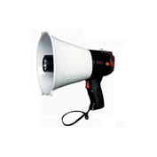 20 WATT PIEZO DYNAMIC MEGAPHONE WITH LED EMERGENCY LIGHT & SIREN by Mg Electronics