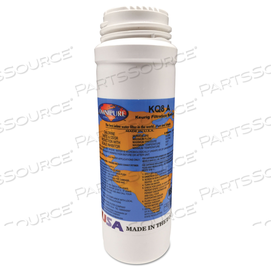 OMNIPURE FILTER CARTRIDGE KQ8 FOR K150P, B3000SE, AND BOLT by Keurig
