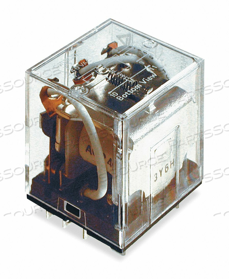 H8025 GEN PURPOSE RELAY 11 PIN SQUARE 24VAC by Omron - Electronic Division
