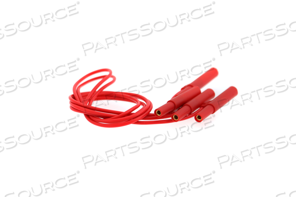 50CM STACKED LEAD WIRE - RED 